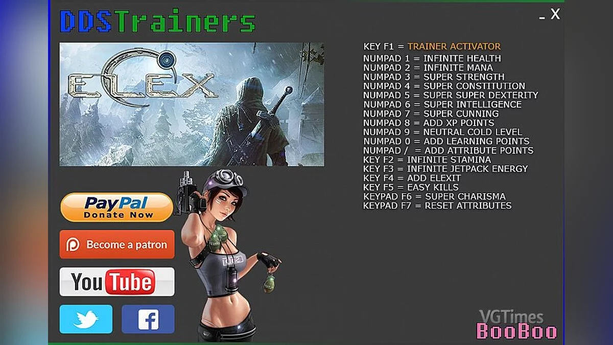 ELEX — Трейнер / Trainer (+17) [1.0] [BooBoo]