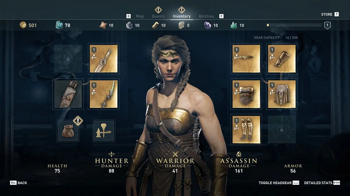 Assassin's Creed Odyssey — Броня "Чудо-женщина" для Кассандры (WonderWoman)