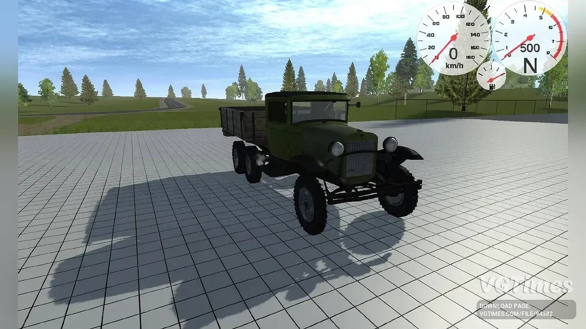 Simple Car Crash Physics Sim — ГАЗ-ААА