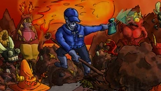 Hellish Scrub - игра в жанре Бесплатная игра